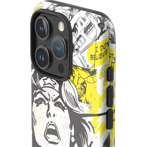 DC Comics Wonder Woman Vintage Comic Art iPhone 16 Pro Impact Case